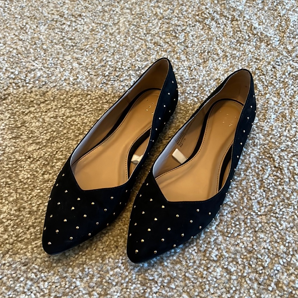 A New Day Black Studded Flats